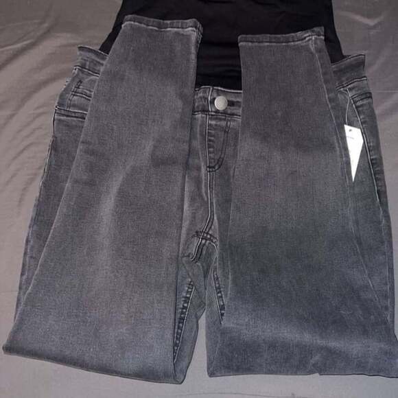 Time and Tru Women's Maternity Skinny Jeans, Sizes S-XXL - .com, - Picture 2 of 3